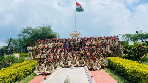#### SPSU’s Lt. Chouhan Led the Army Attachment Camp Eklinggarh Cantt. Udaipur