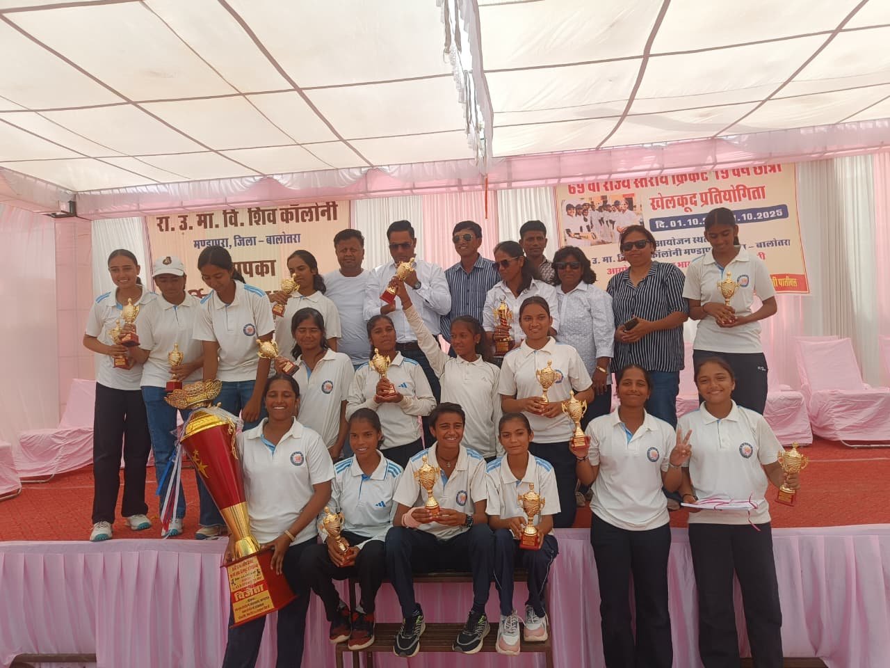 Udaipur Girls Clinch Gold in State-Level Cricket Championship