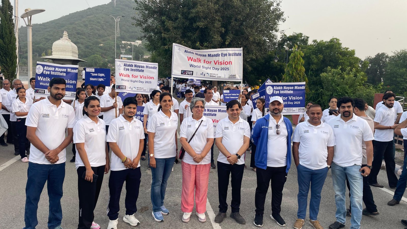 उदयपुर में नेत्र स्वास्थ्य जागरूकता पर वाॅक फाॅर विज़न पदयात्रा कार्यक्रम आयोजित