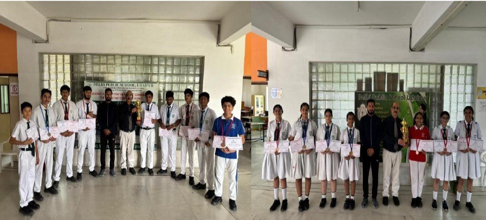 DPS Udaipur Students Shine in District-Level Karate Competition