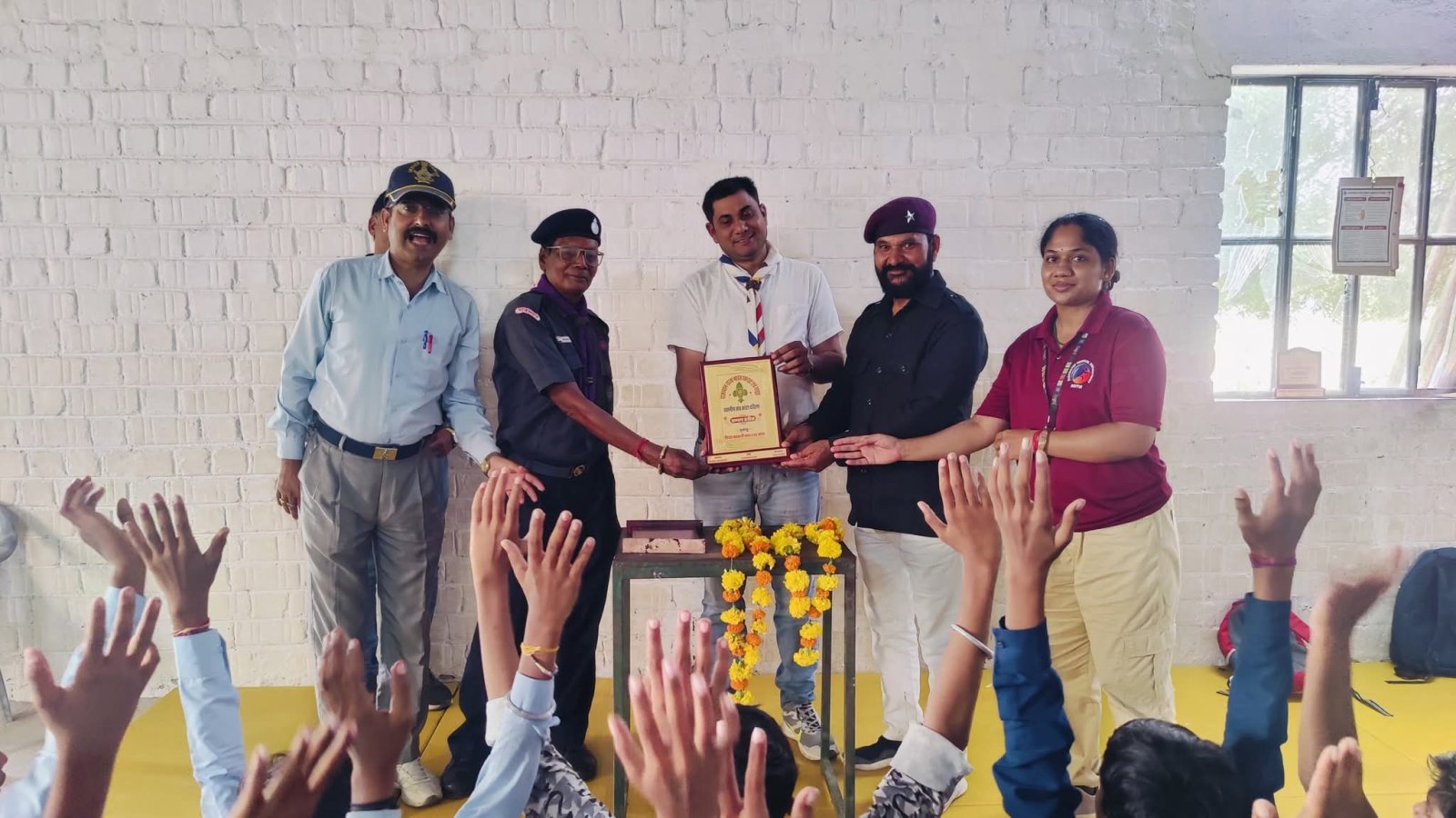 सहकार भावना को जीवन में अपनाने के संकल्प के साथ स्काउट गाइड के शिविर का समापन