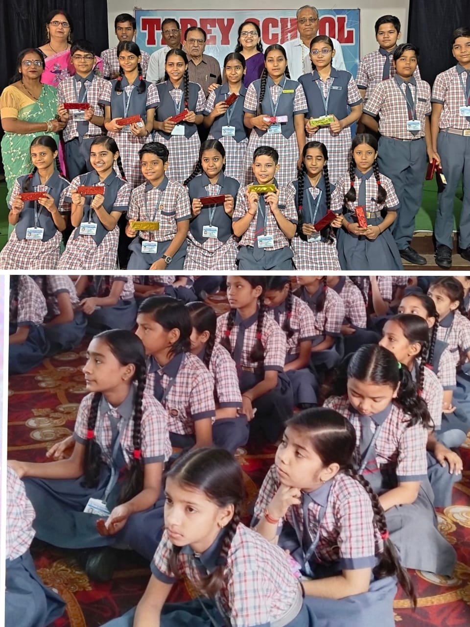 बाल संगोष्ठी और प्रश्नोत्तरी प्रतियोगिता में बच्चों में रूचि पूर्वक भाग लिया....
