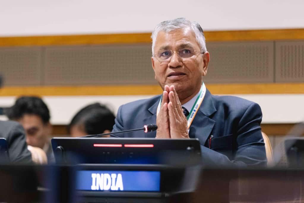 Pali MP P.P. Choudhary's address on Hindi Diwas at the UN Headquarters