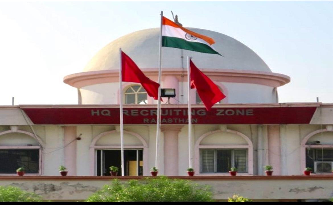 राजस्थान राज्य की चौथी सेना भर्ती रैली जोधपुर में 10 नवम्बर 2025 से शुरू होगी