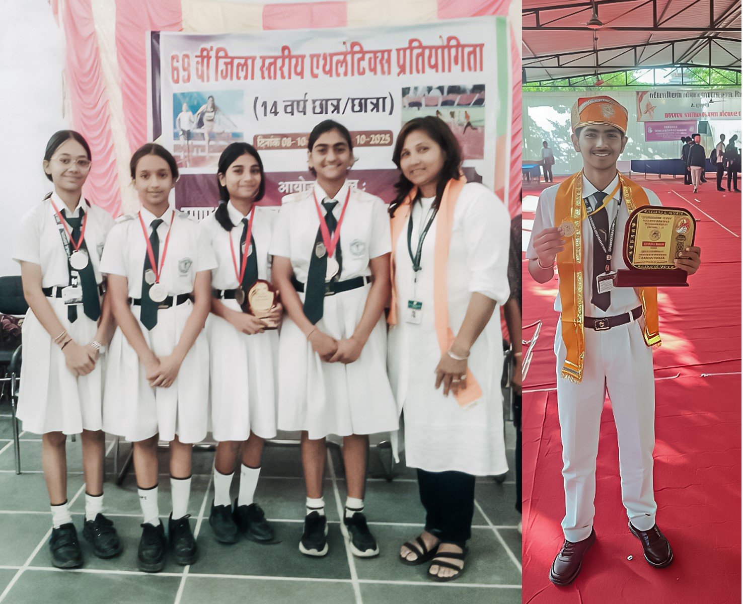 डीपीएस, उदयपुर के खिलाड़ियों का एथलेटिक्स मुकाबले में शानदार प्रदर्शन