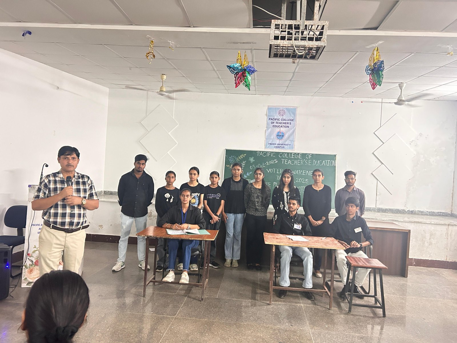 पेसिफिक विश्वविद्यालय में हुआ मतदाता जागरूकता अभियान