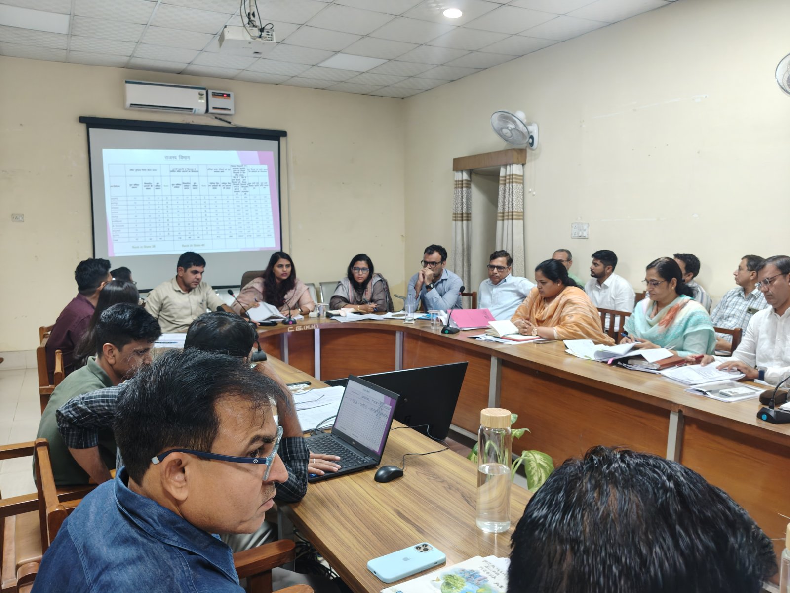 राजस्व अधिकारियों की समीक्षा बैठक आयोजित
