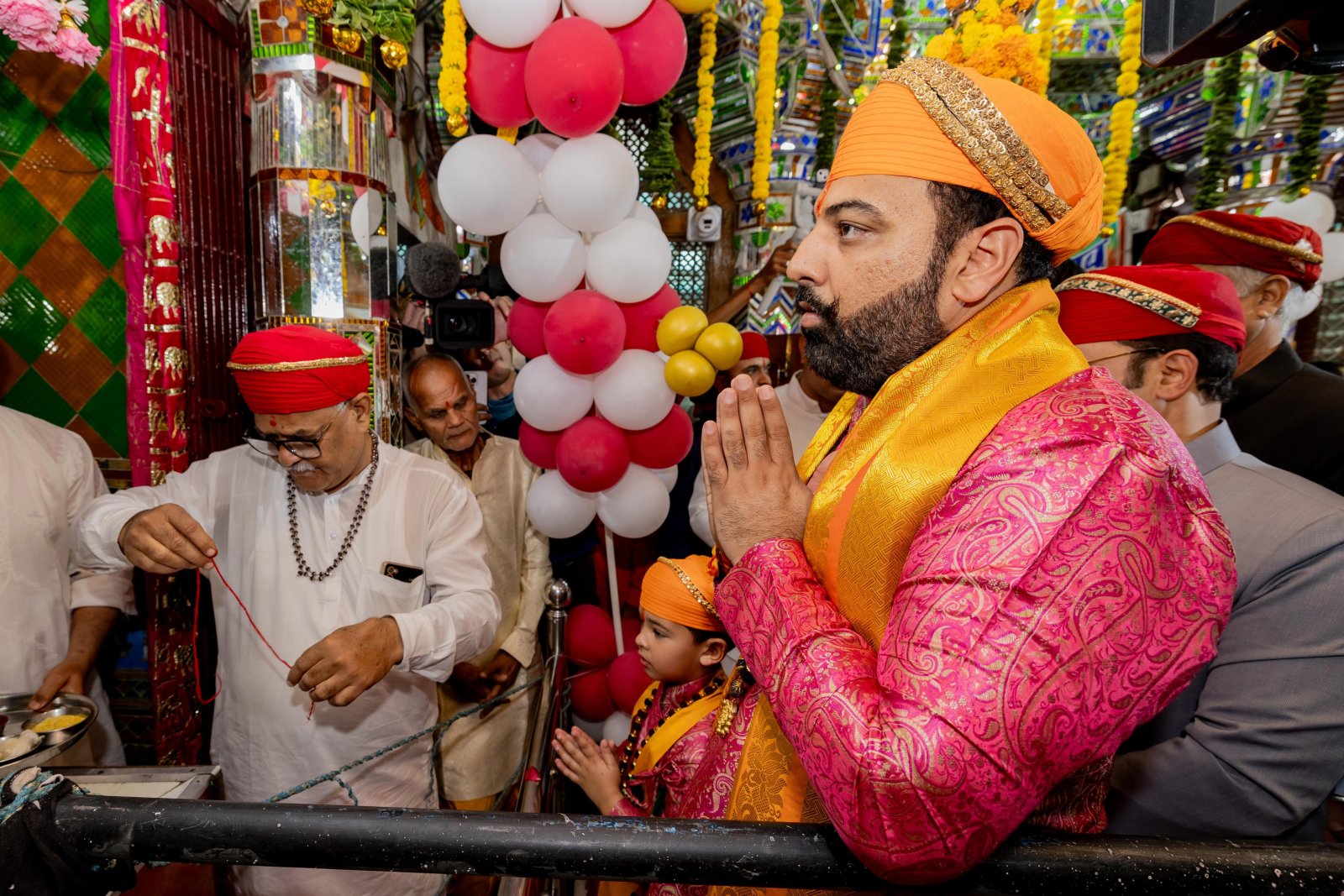 Dr. Laxyaraj Singh Mewar and Hariraj Singh Mewar Perform Mahalakshmi Puja, Pray for Prosperity in Mewar
