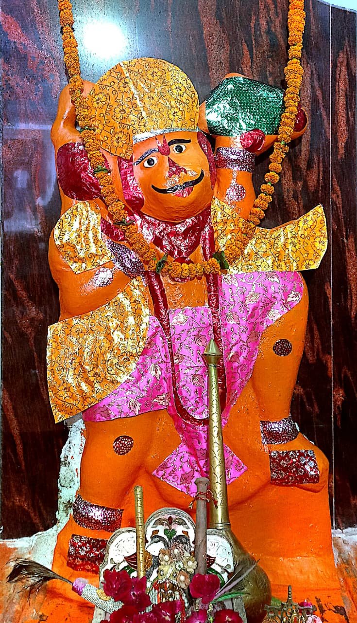 बाबा हनुमान रंगीला मंदिर में अन्नकुट एवं भजन संध्यॉ मंगलवार को