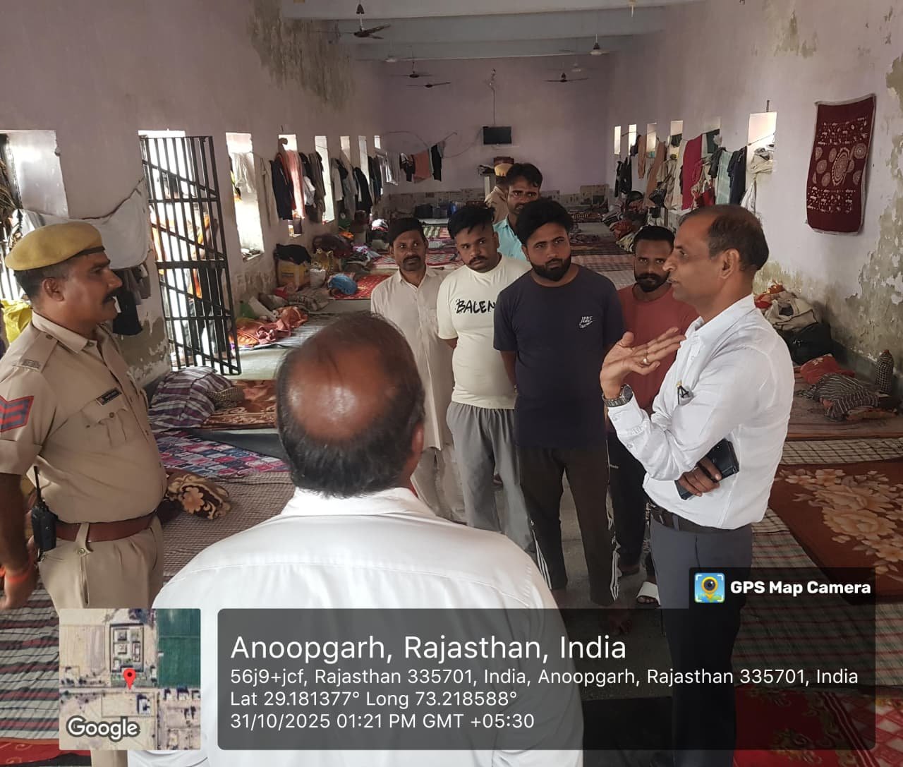 अपर जिला एवं सेशन न्यायाधीश ने किया उपकारागृह अनूपगढ़ का औचक निरीक्षण