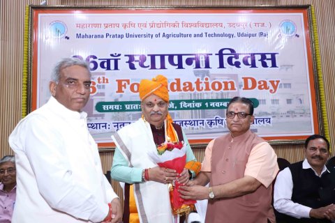 जनजाति कृषकों के हितार्थ कार्यक्रम चलाए एमपीयूएटी: डॉ. सारस्वत
