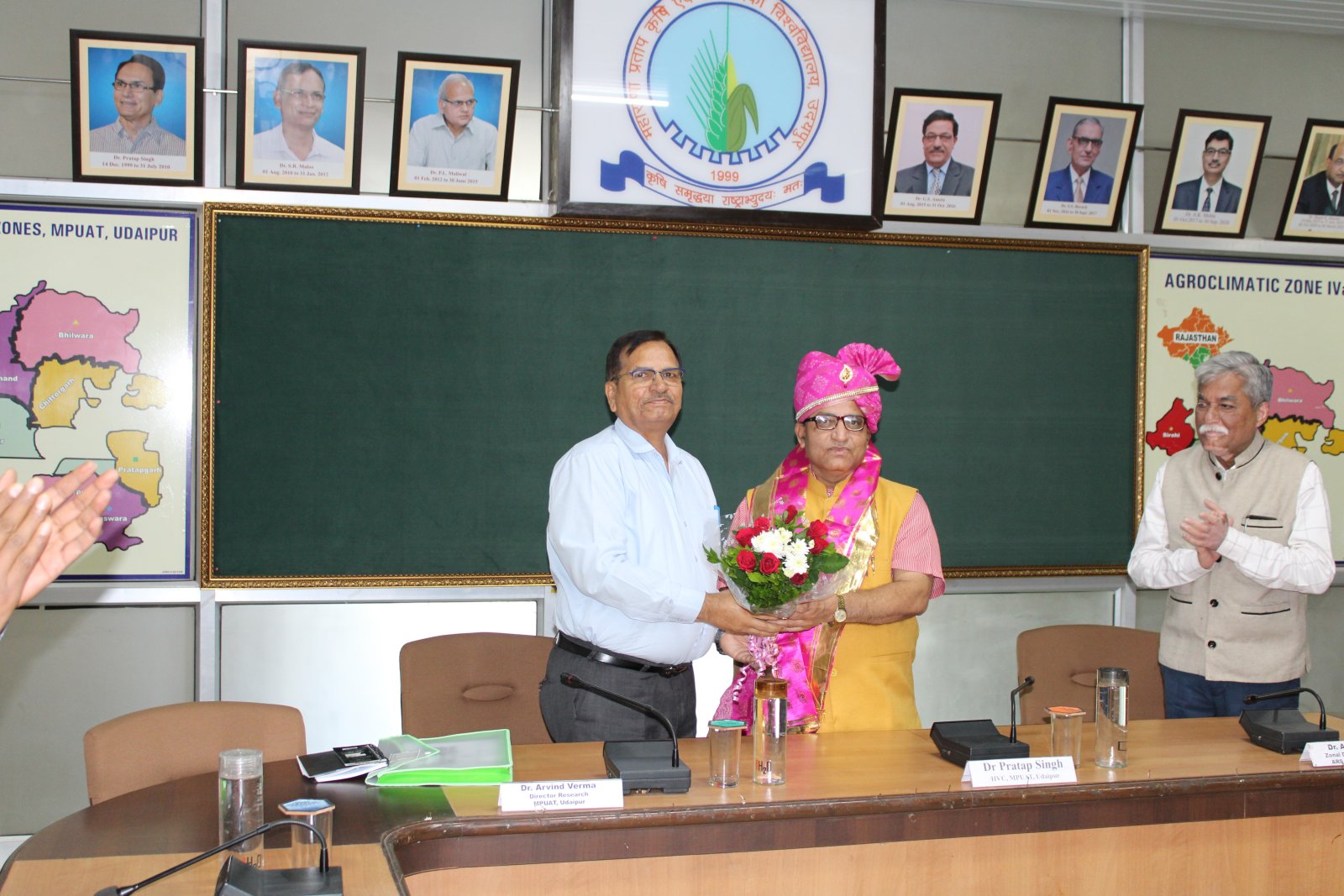 Warm Welcome to New Vice Chancellor Dr. Pratap Singh at MPUAT