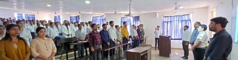साई तिरुपति विश्वविध्यालय में सामूहिक वन्दे मातरम गान का आयोजन