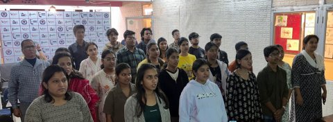 साई तिरुपति विश्वविध्यालय में सामूहिक वन्दे मातरम गान का आयोजन