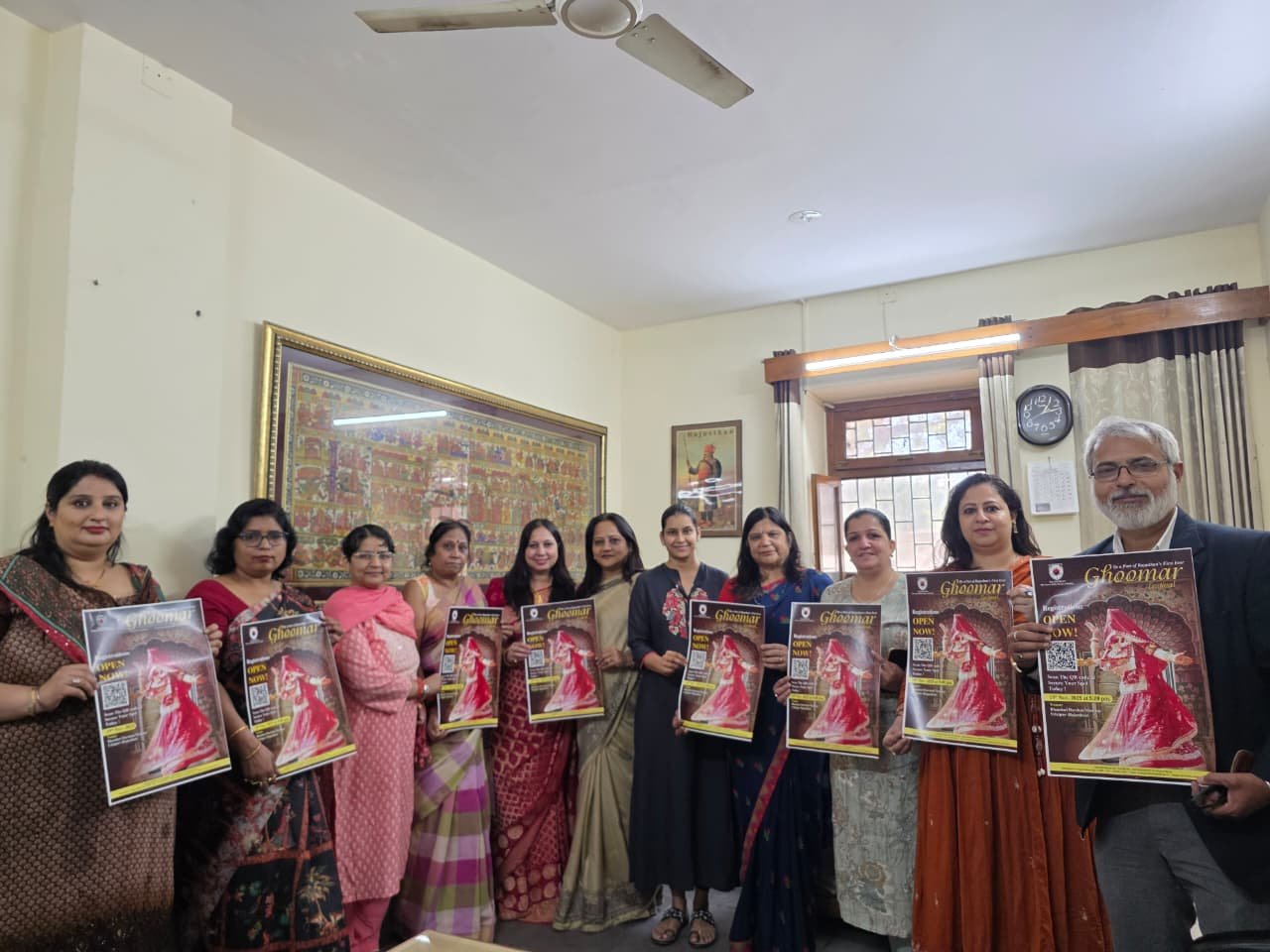 Preparations Begin for ‘Ghoomar Mahotsav 2025’ in Udaipur Division