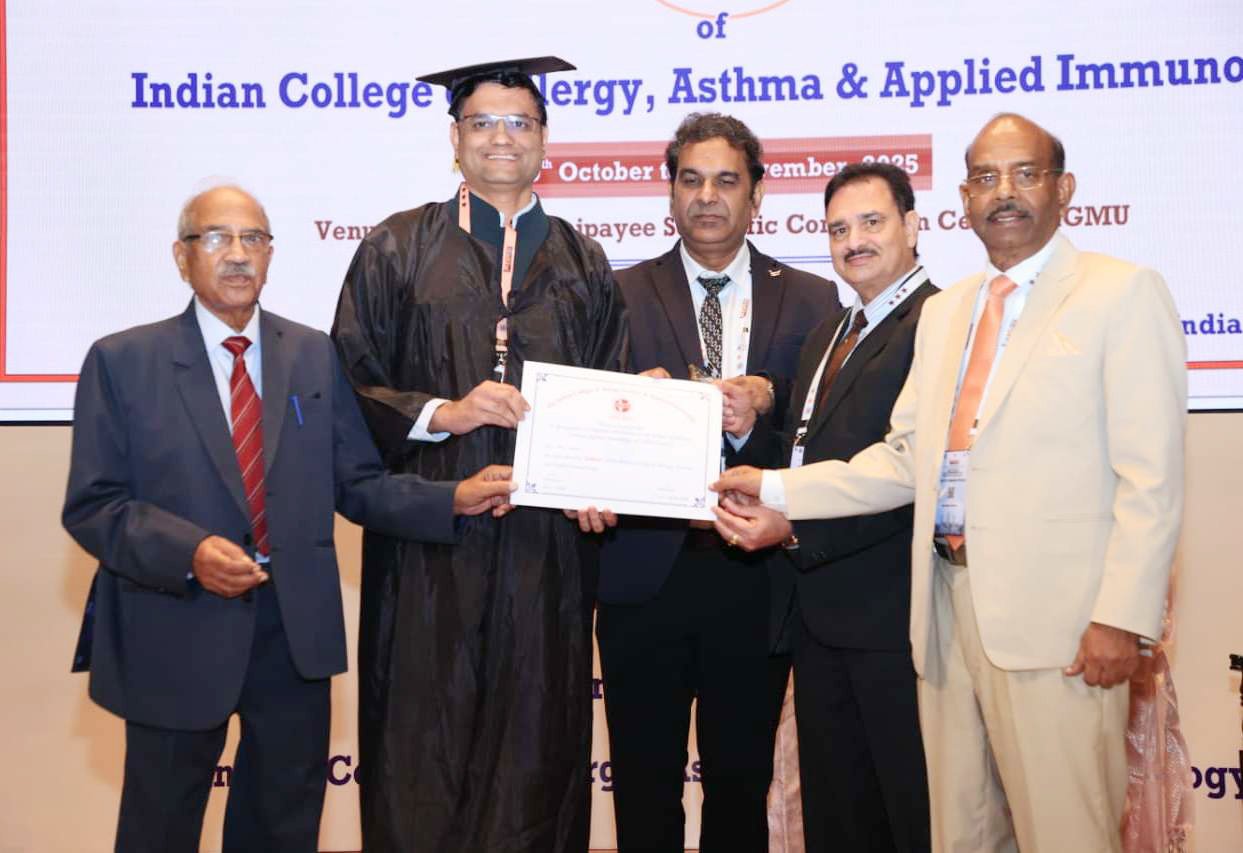 PMCH’s Dr. Atul Luhadia Honored with National Fellowship Award
