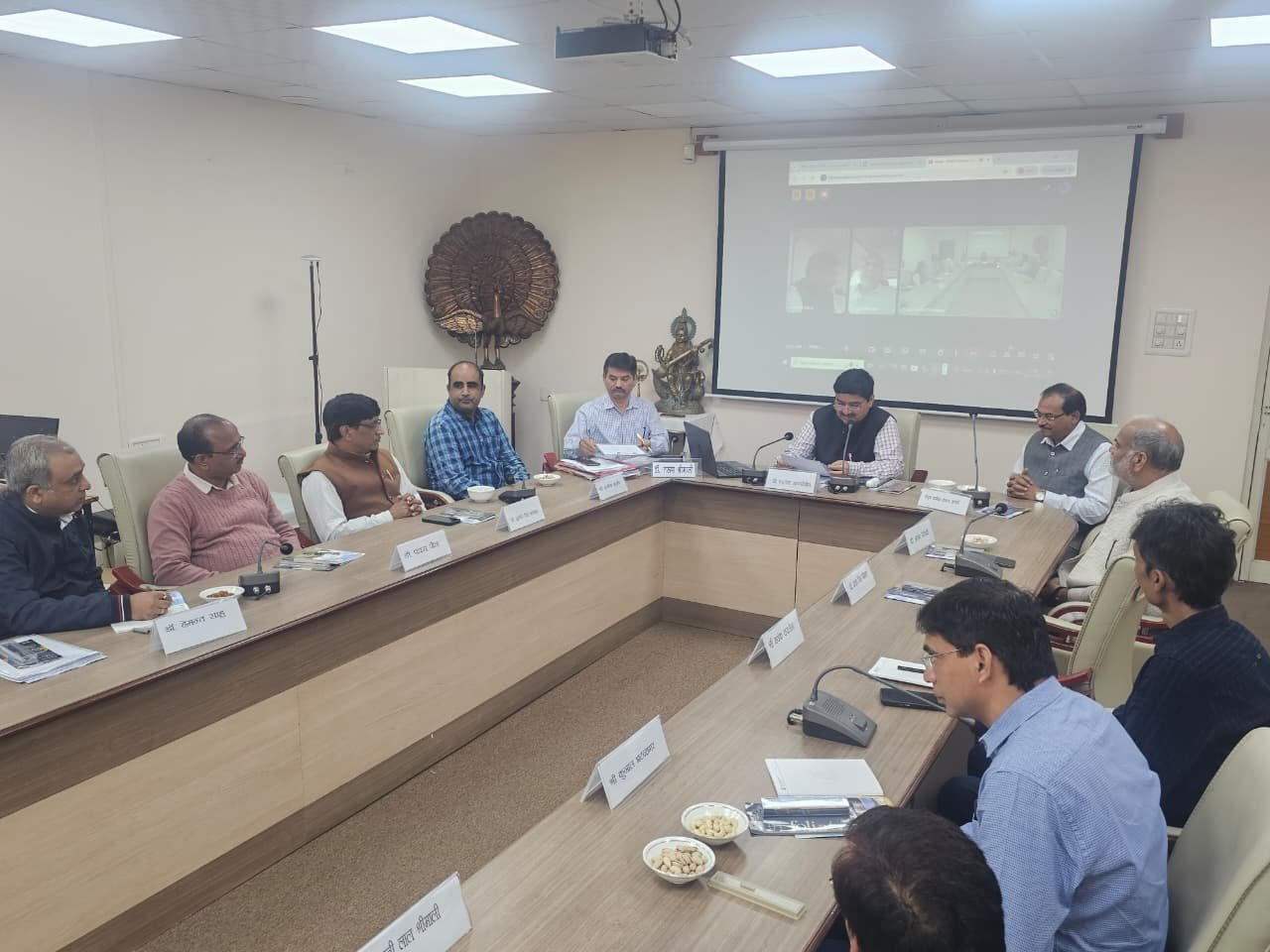 Research Board, Academic Council and Finance Committee Meeting Held at Rajasthan Vidyapeeth