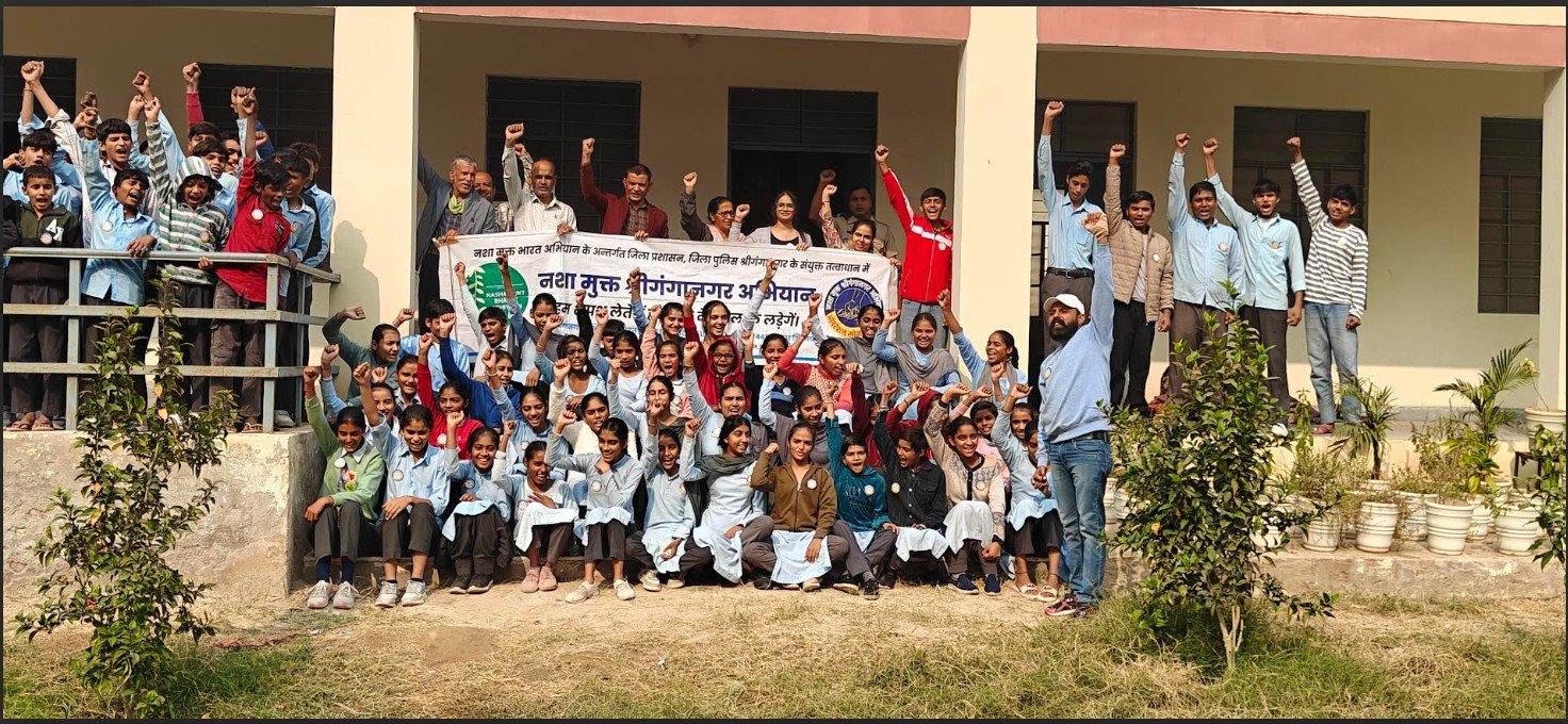 राजकीय उच्च माध्यमिक विद्यालय टेलेवाला में नशे के खिलाफ जागरूकता अभियान