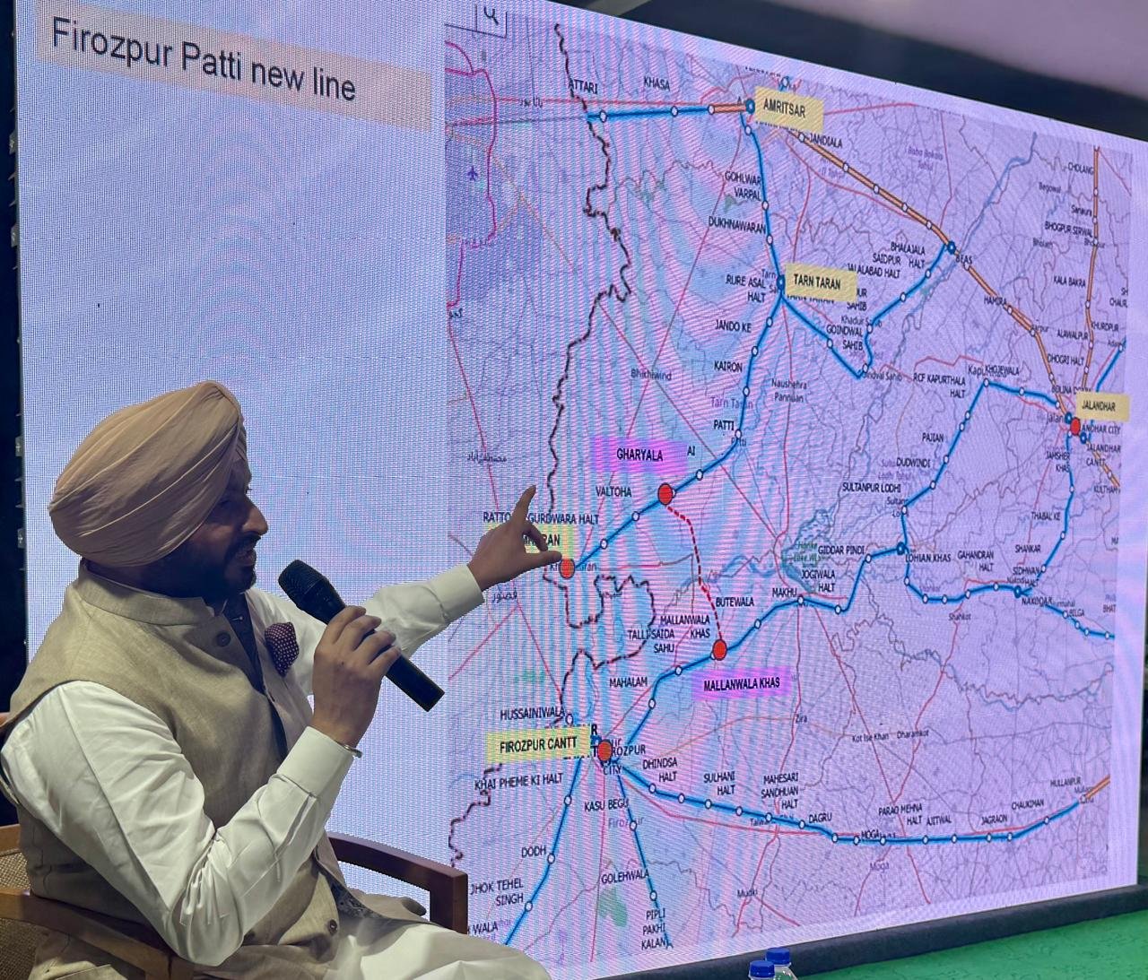 श्रीगंगानगर से अमृतसर की दूरी घटेगी, रेल मंत्रालय ने फिरोजपुर-पट्टी रेल लिंक परियोजना को दी मंजूरी, रेल राज्यमंत्री रवनीत सिंह बिट्टू का रहा प्रयास