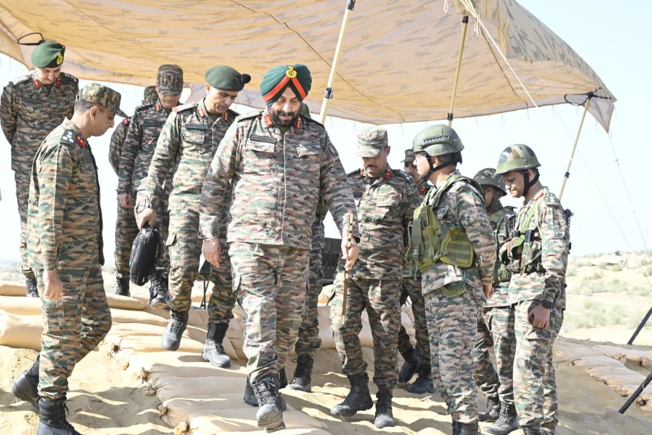 SAPTA SHAKTI COMMAND VALIDATES BATTLE READINESS  IN THE THAR DESERT