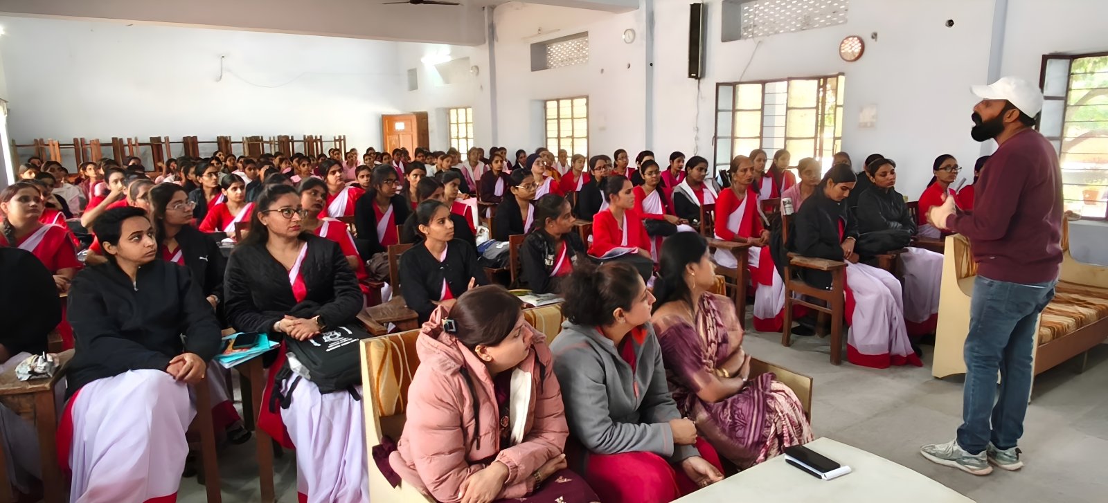 नशा मुक्त श्रीगंगानगर अभियान दधिमती महिला शिक्षक प्रशिक्षण महाविद्यालय में जागरूकता कार्यक्रम आयोजित