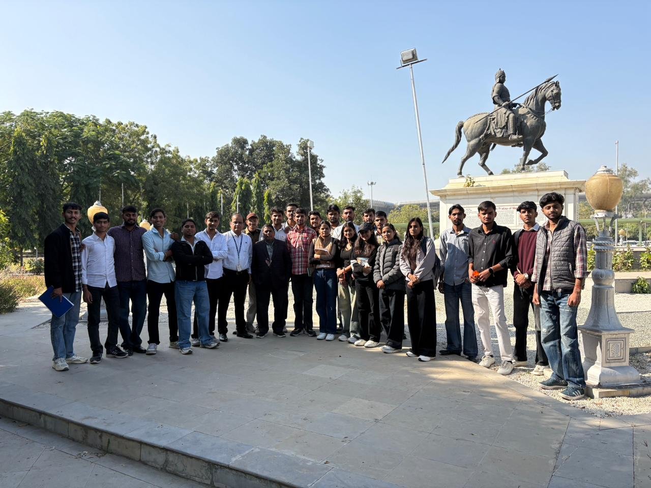 Skill Exposure Visit Conducted for Landscape Science Students of Rajasthan College of Agriculture, Udaipur