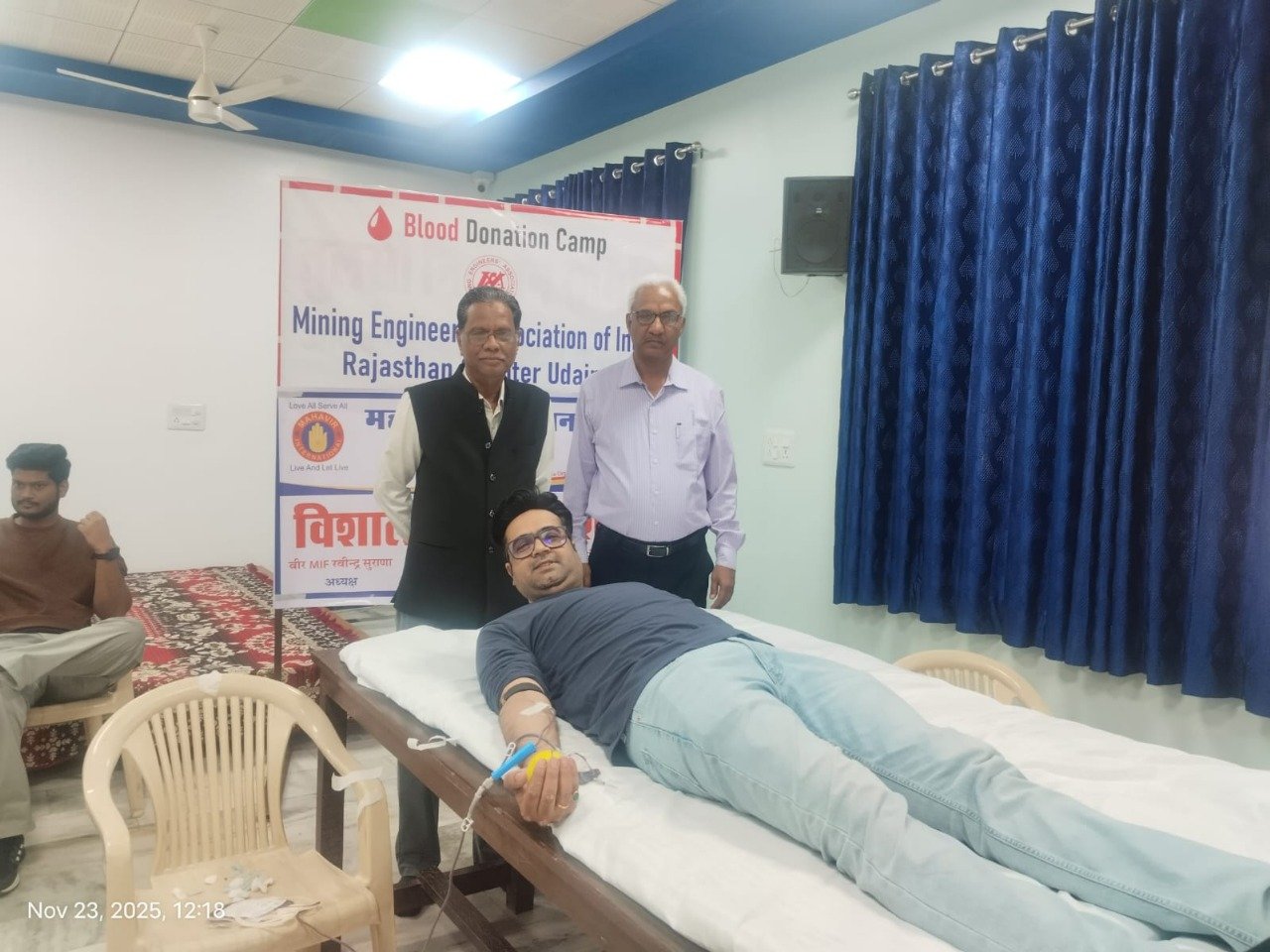 Blood Donation Camp Records 55 Units