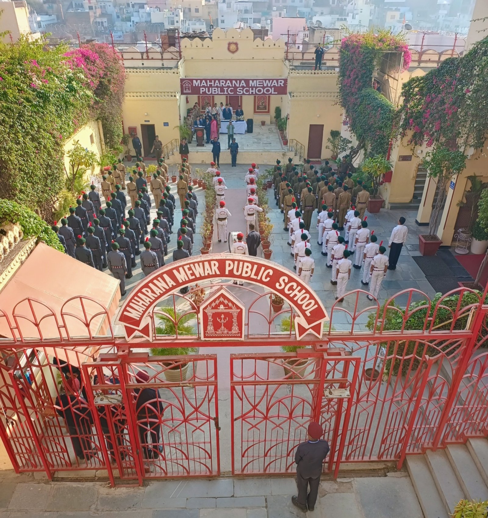 एम.एम.पी.एस ने एनसीसी स्थापना दिवस मनाया