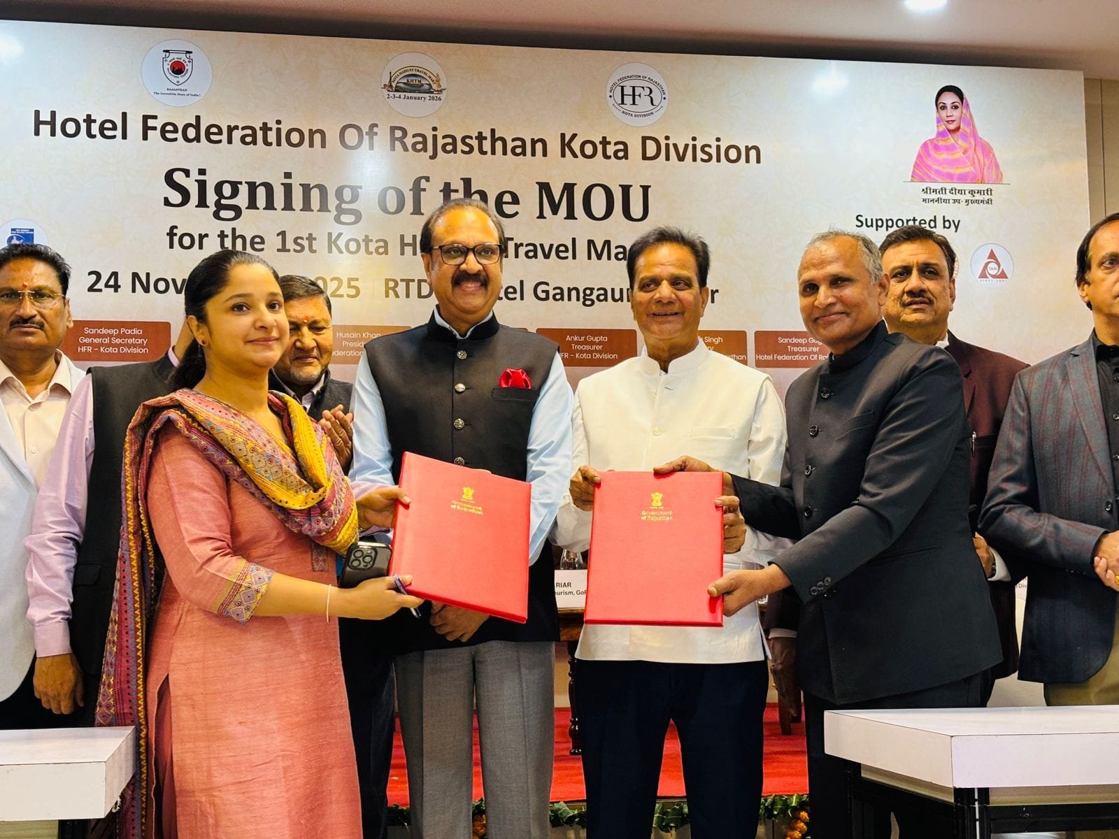 Tourism Department & Hotel Federation of Rajasthan Sign MoU for Travel Mart