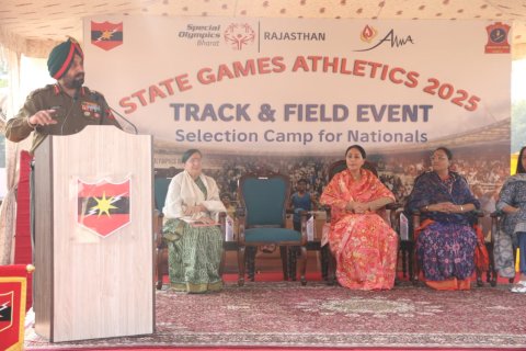 सप्त शक्ति AWWA और स्पेशल ओलंपिक्स भारत द्वारा  स्टेट गेम्स एथलेटिक्स 2025 का सफल आयोजन