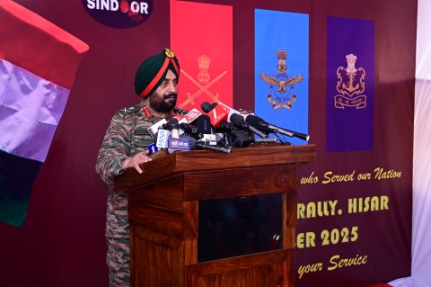 EX-SERVICEMEN RALLY ORGANISED AT HISAR MILITARY STATION  ON 29 NOV 2025