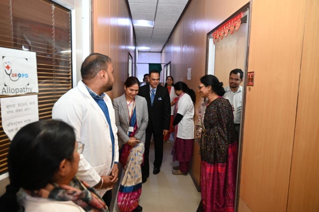 राजस्थान के मुख्य सचिव श्री वी.श्रीनिवासन ने किया बीकानेर हाउस का दौरा,किया निरीक्षण