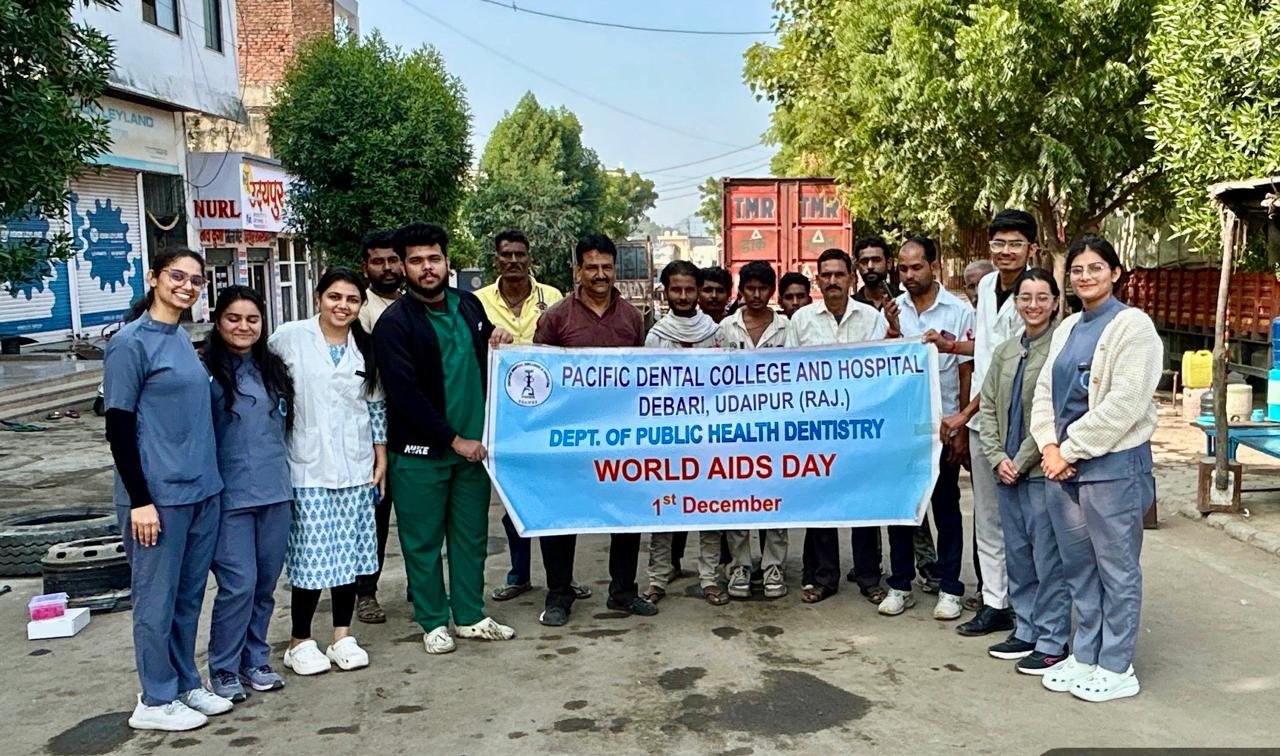 विश्व एड्स दिवस पर ट्रांसपोर्ट नगर में जागरूकता अभियान