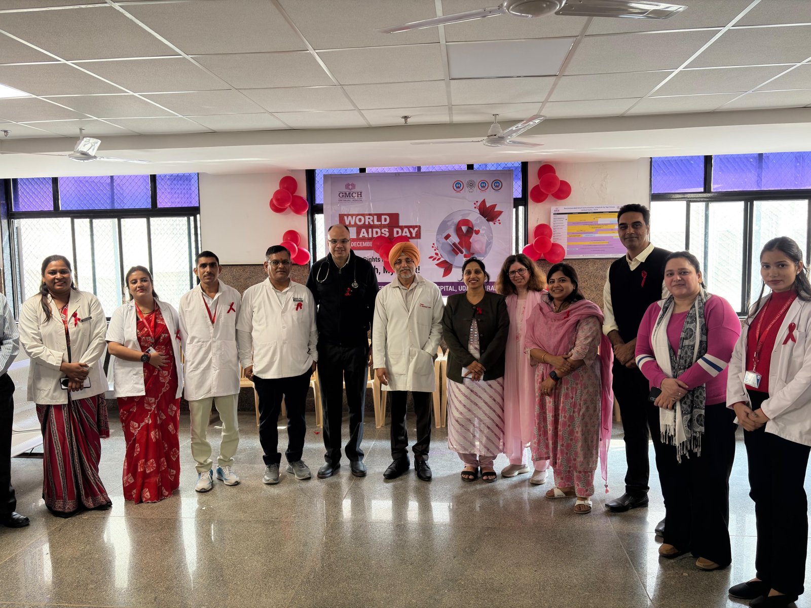 गीतांजली हॉस्पिटल के एआरटी सेंटर में विश्व एड्स दिवस पर जागरूकता कार्यक्रम