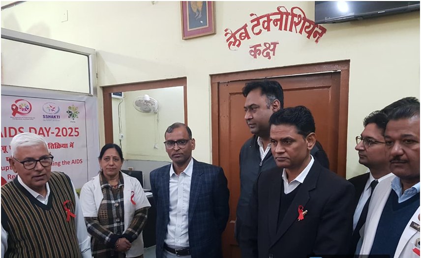 विश्व एड्स दिवस पर एडीजे सुथार द्वारा किया गया जागरूकता शिविर का आयोजन