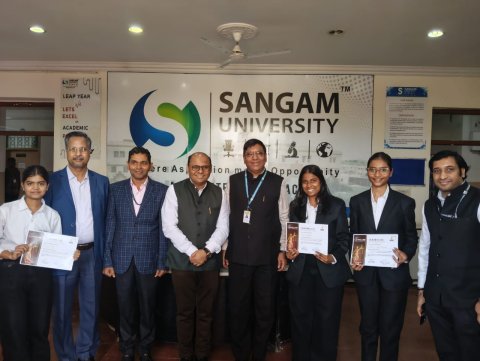 #Successful Industry Interaction Session Organized at Sangam University