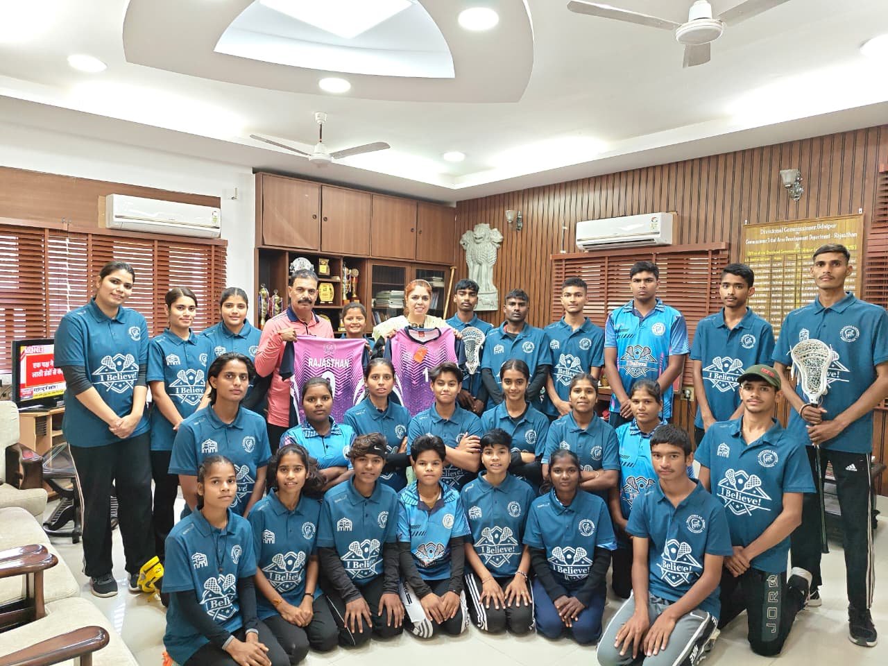 Rajasthan Lacrosse Team Leaves for Jammu to Defend Federation Cup Title