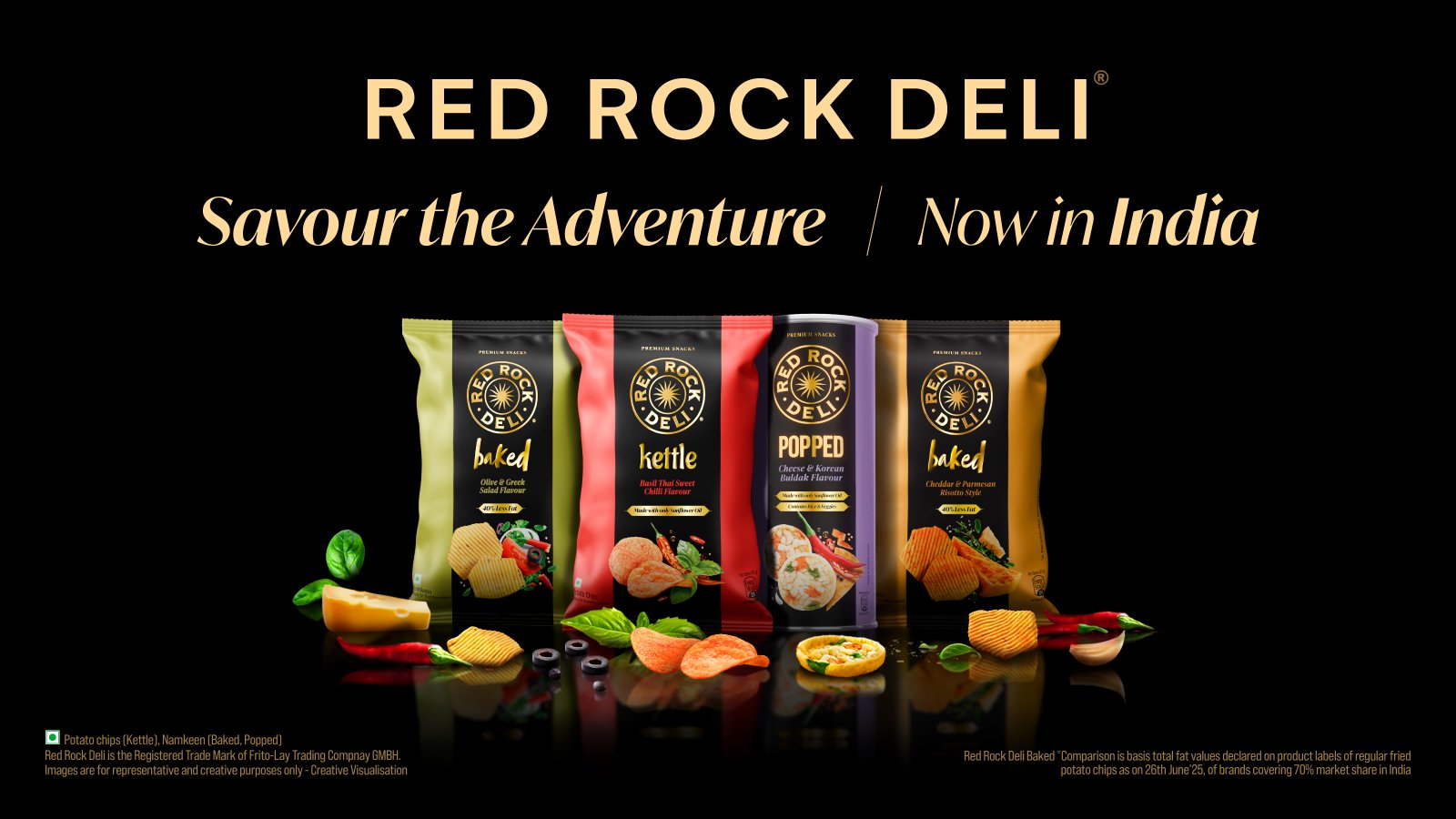 PEPSICO BRINGS GLOBAL GOURMET SNACKING TO INDIA WITH RED ROCK DELI