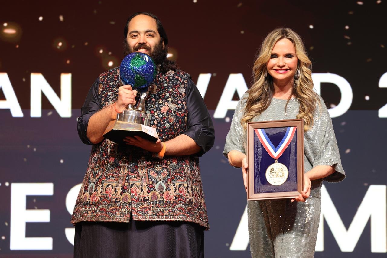 Anant Ambani Receives Global Humanitarian Award for Wildlife Conservation; ‘Vantara’ Gains International Recognition