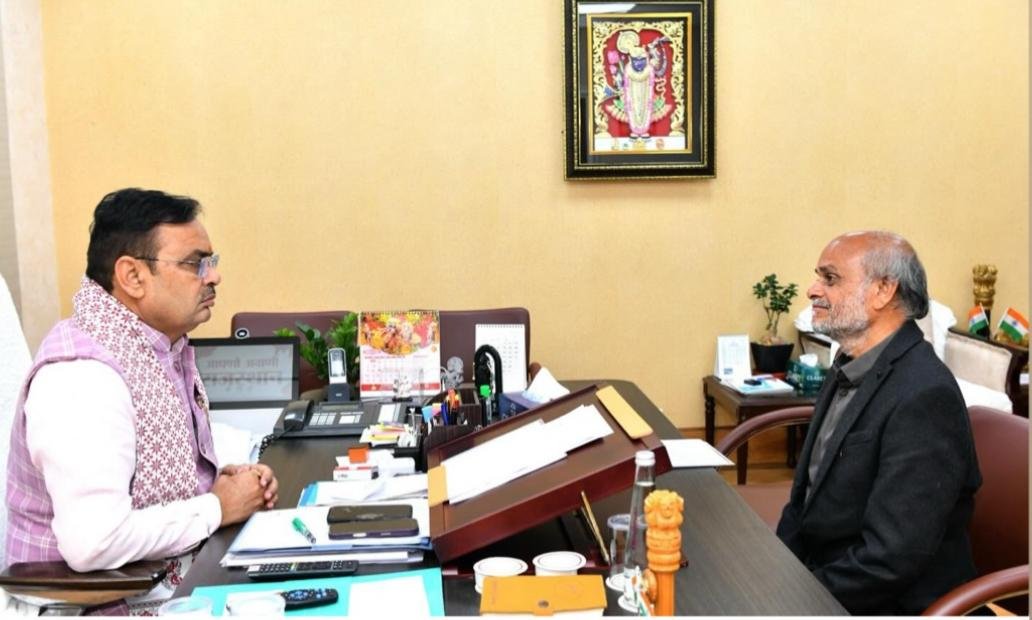 भीलवाड़ा विधायक अशोक कोठारी ने मुख्यमंत्री शर्मा से की मुलाकात