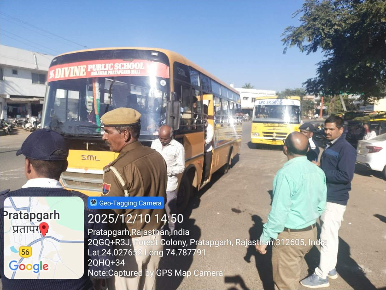 Inspection of School Transport and Legal Awareness Camp Held on Human Rights Day