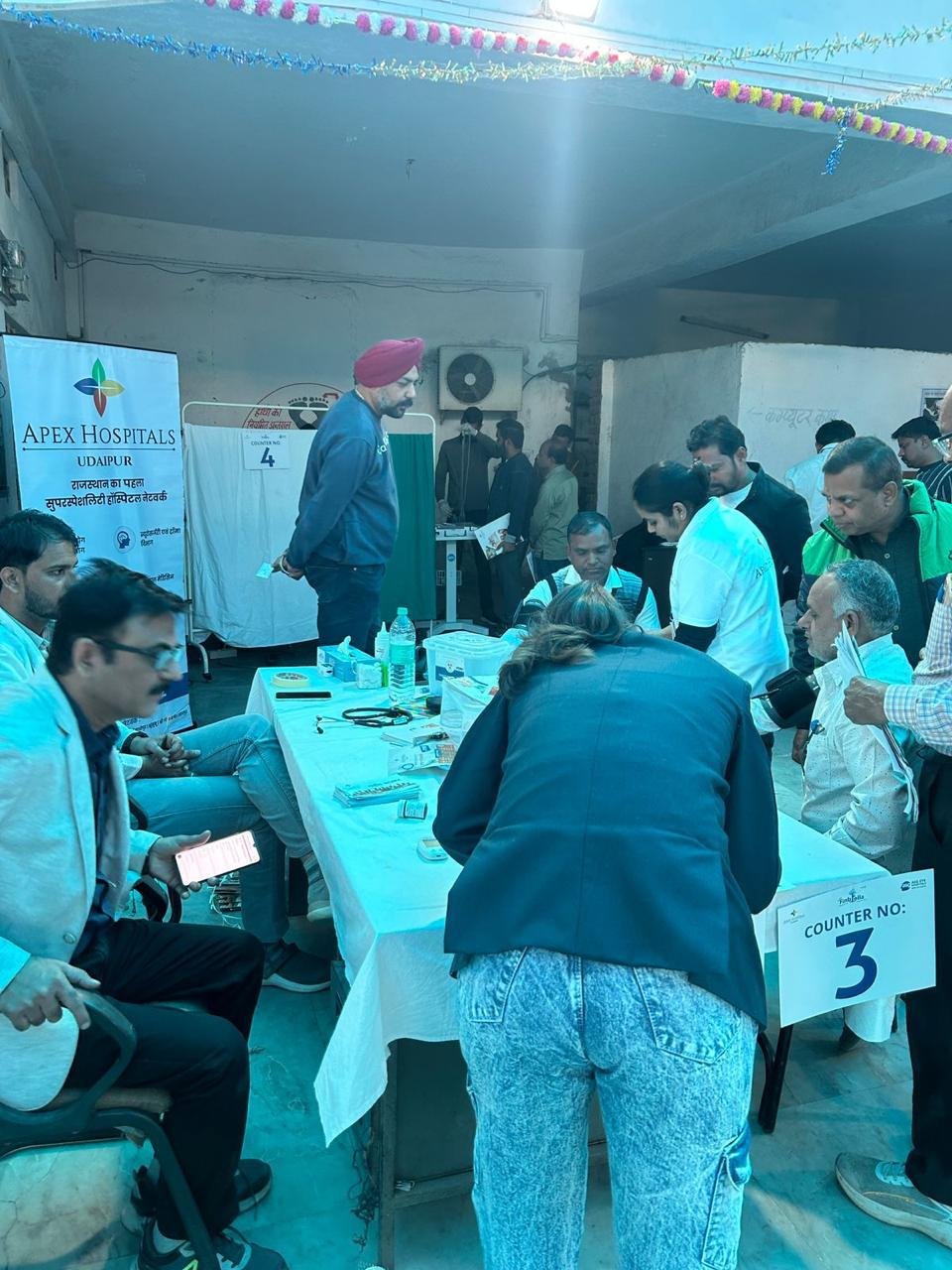 आरटीओ ऑफिस में निःशुल्क चिकित्सा जांच शिविर का आयोजन