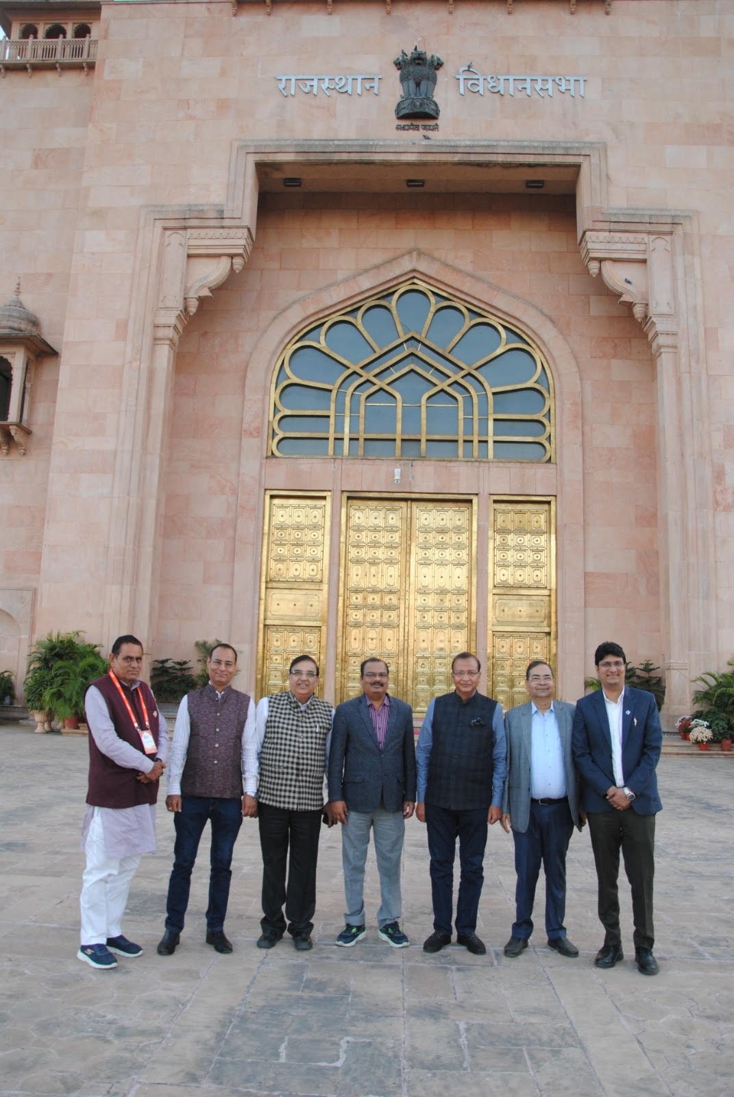 A delegation from the Rajasthan Foundation Delhi Chapter visited the Rajasthan Legislative Assembly