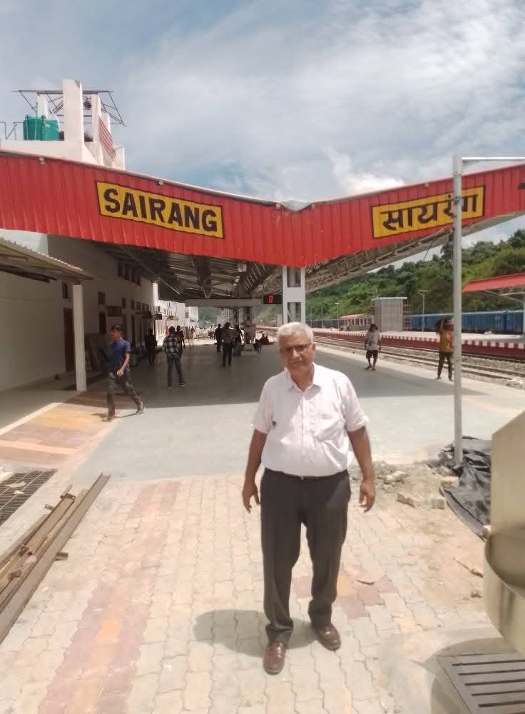 मिजोरम को रेलगाड़ी से चलने वाली पहली रेलगाड़ी मिली