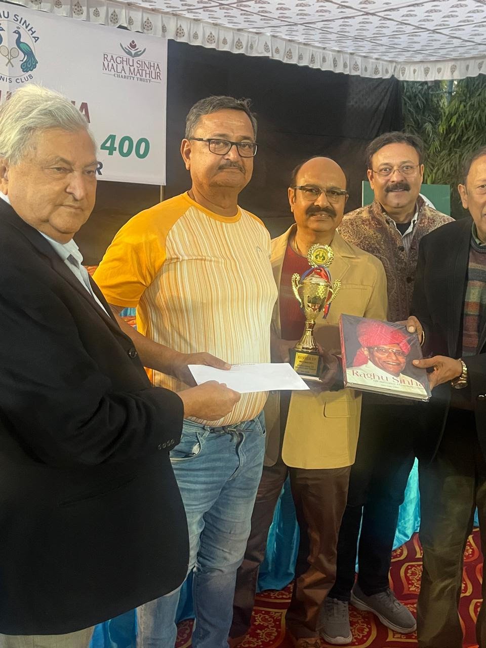 आईटीएफ-400 मास्टर्स टेनिस प्रतियोगिता में उदयपुर के डाॅ. दीपंाकर चक्रवर्ती रनर अप रहे