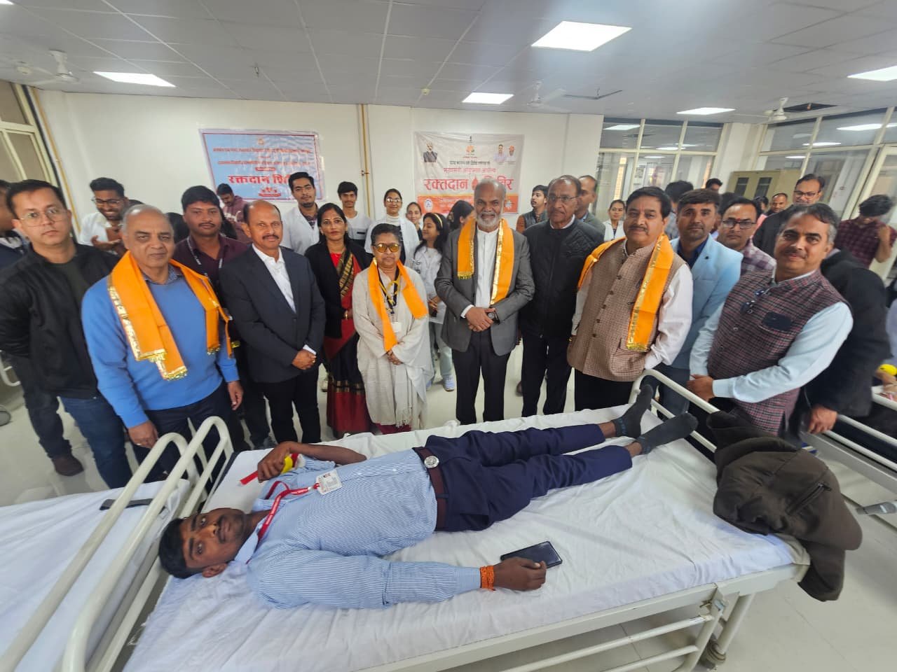 Vidyapeeth Organises Mega Blood Donation Camp, Girls Lead the Way; 55 Units of Blood Collected
