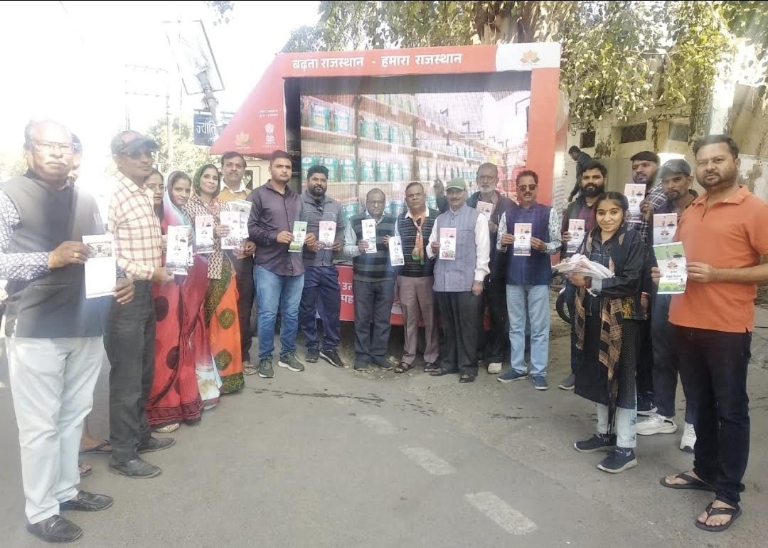 मुख्यमंत्री भजनलाल का विकास रथ विकासोन्मुख