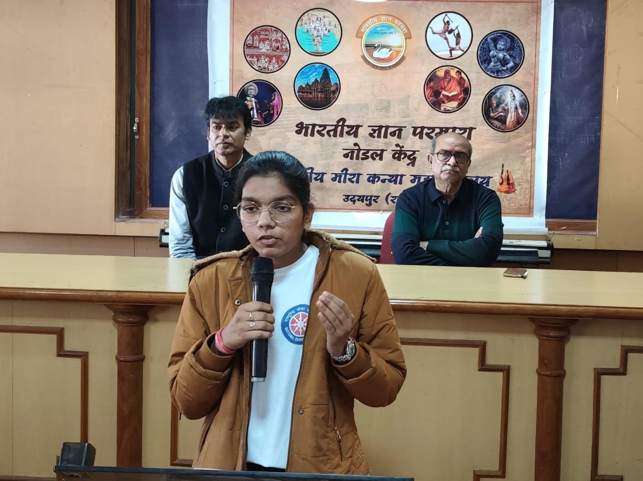 Govind Guru Jayanti Speech Competition Held at Government Meera Girls College, Udaipur