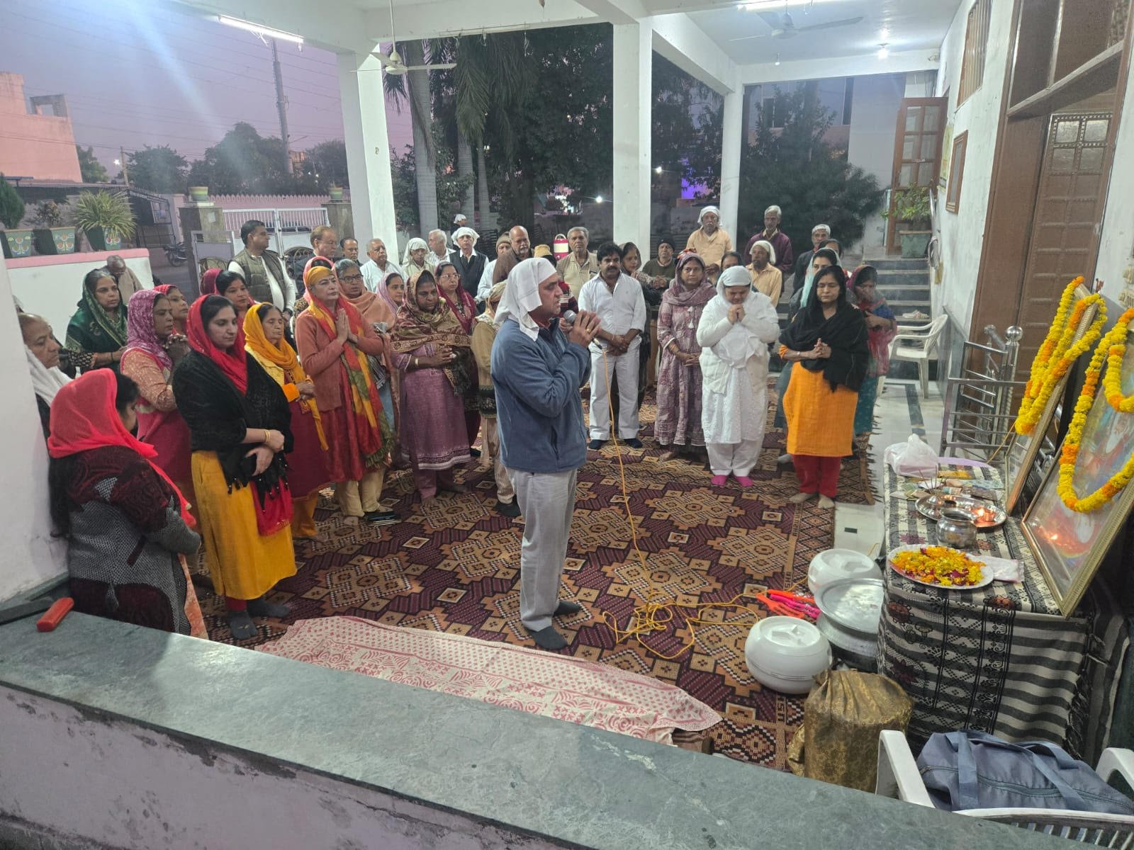 सन्त शिरोमणि हिरदाराम की पुण्यतिथि पर सुखमणि साहब के पाठ का आयोजन