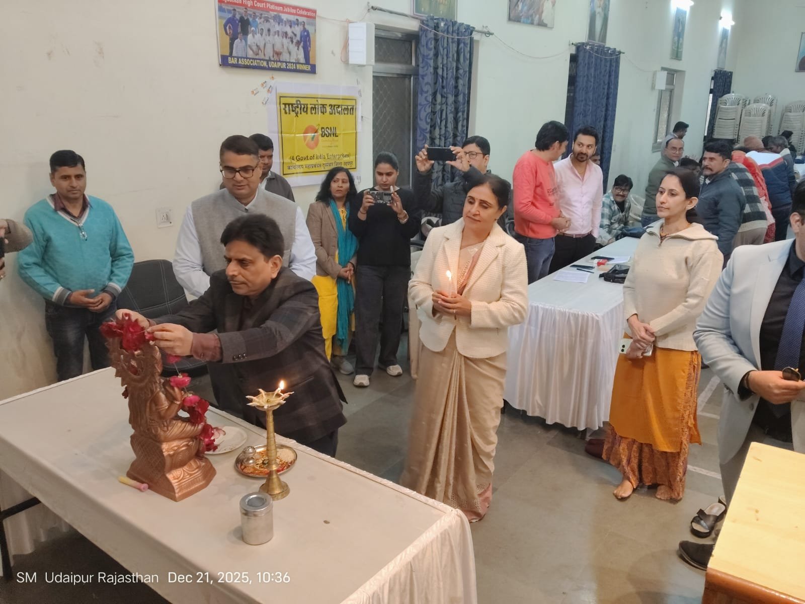 राष्ट्रीय लोक अदालत में 5,45,281 प्रकरण निस्तारित 60 करोड 9 लाख के अवार्ड पारित
